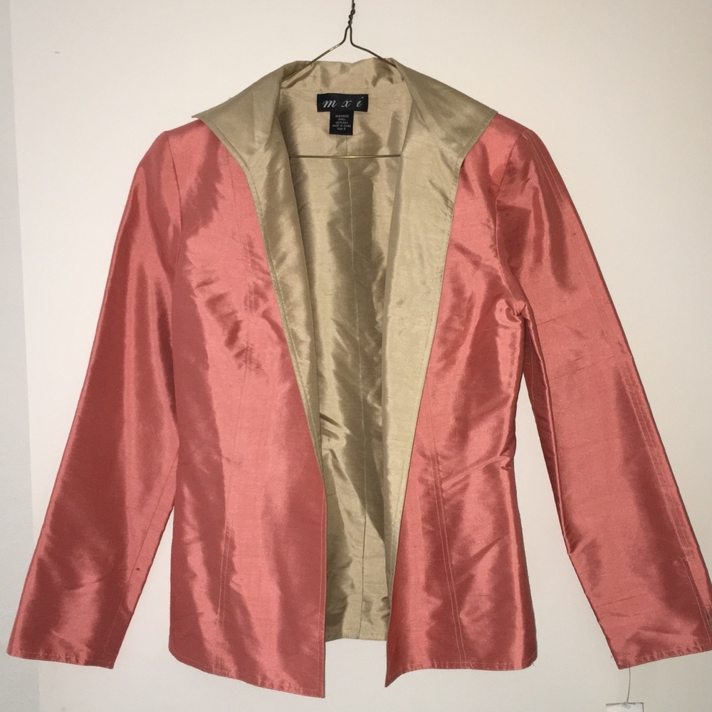 MXI 100% Silk Blazer